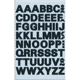 Avery Zweckform Buchstabenetiketten 3780 Schwarz 76 x 120 mm 130 Aufkleber