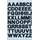 Avery Zweckform Buchstabenetiketten 3780 Schwarz 76 x 120 mm 130 Aufkleber