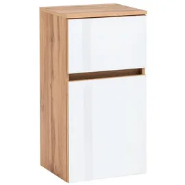 Held Held-Möbel Unterschrank Helsinki Glas Weiß