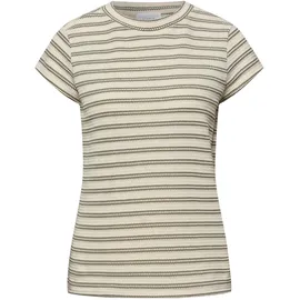 street one studio Kurzarm T-Shirt mit Struktur Lichen Green 44 - 44