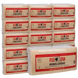 Palette PEER-SPAN Hobelspäne - Einstreu, Tier-Einstreu, 15 x 23kg