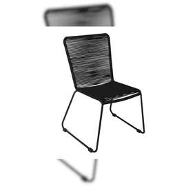 möbelliebling ISRA Gartensessel 58 x 58 x 88 cm schwarz