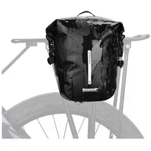 luxuskollektion Gepäckträgertasche Wasserdicht 7 l Rolltop schwarz