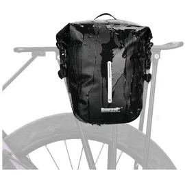 luxuskollektion Gepäckträgertasche Wasserdicht 7 l Rolltop schwarz