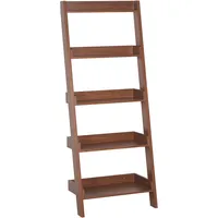 Beliani Regal, Dunkelbraun,