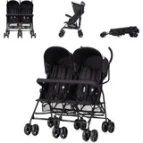 Chipolino Twin Golfov Double Point Blackberry Buggy - Schwarz
