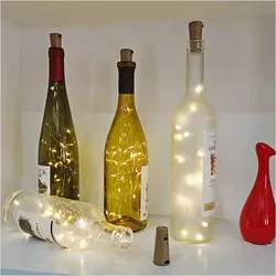 Lichterkette Korken für Flaschen