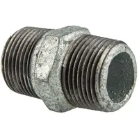 Gebo gebofittings Temperguss Gewindefittings 280 - Doppelnippel 1 verzinkt