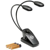 K&M 12271 Notenpultleuchte Twin Head Pro