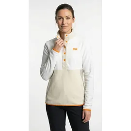 HELLY HANSEN Daybreaker Pullover Sweatshirt Colorblocking Kitt/Orange/Weiß XS