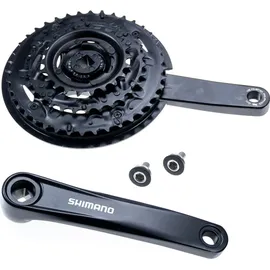 Shimano FC-MT101 Kettenradgarnitur Schwarz Einheitsgröße