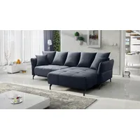 Fun Möbel Ecksofa Schlafsofa Sofa SADIE Stoff Element, Ottomane