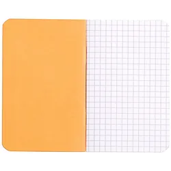 Rhodia 20x Notizheft Rhodia 7,5x12cm 24 Blatt kariert 80g - Orange 119158C