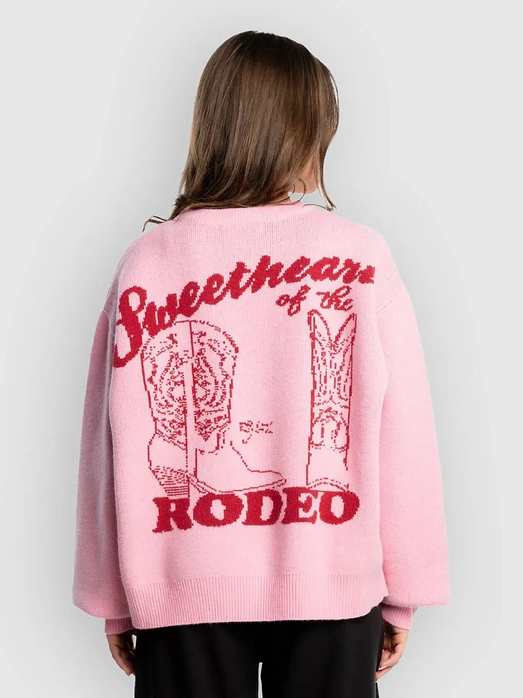 Another Cotton Lab Another Rodeo Knit Strickpullover pink Gr. L