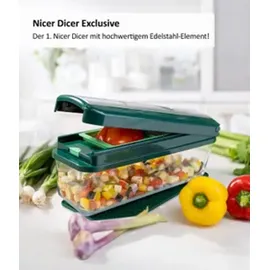 Genius Nicer Dicer Exclusive 15-tlg. grün