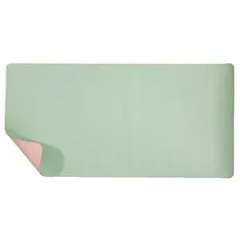 Deflecto Schreibtischunterlage doppelseitig grün/rosa Kunstleder 120,0 x 60,0 cm, 1 St.
