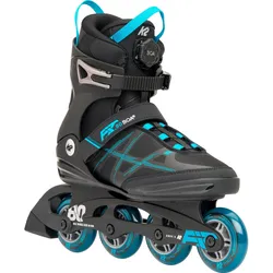 K2 F.I.T. 80 Fitness Skates Herren in blackblue, Größe 42 - schwarz