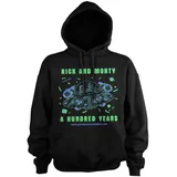 Rick and Morty Hoodie Schwarz XXL