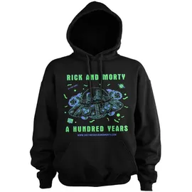 Rick and Morty Hoodie Schwarz XXL
