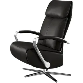 W.Schillig Relaxsessel "rumbaa", grau (anthrazit z69), B:73cm H:115cm T:84cm, Longlife Xtra-Leder Z69: Das feinnarbige, gedeckte Softleder Z69 besticht durch seine außergewöhnliche Weichheit im trendigen »Vintage-Look«, Hautstärke 0, 9 - 1, 1 mm, Sessel,