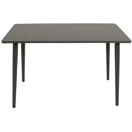 DEGAMO Denver Gartentisch 120 x 70 x 73 cm Anthrazit