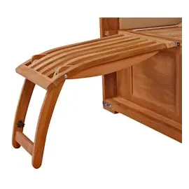 Mr. Deko bene living Strandkorb Komplettset Schaalsee Teak PE grau Modell 581
