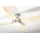 AireRyder Saturn 132 cm Deckenventilator silber/pinie mit Licht inkl. Fernbedienung
