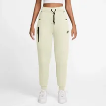 Nike Tech Fleece Mid-Waist Jogginghose Beige/Weiß M