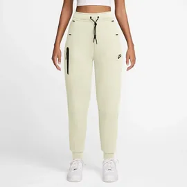 Nike Tech Fleece Mid-Waist Jogginghose Beige/Weiß M