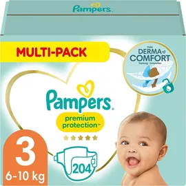 Pampers Premium Protection 6 - 10 kg 204 St.