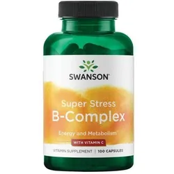 Swanson Super Stress B-Komplex mit Vitamin C 100 St