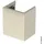 Geberit Waschtischunterschrank 1 Tür 53,6 x 61,7 x 43,3 cm Sandgrau Hochglanz