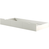 Vipack Unterbett Margrit auf Rollen 90 x 190 cm, MDF Weiß lackiert