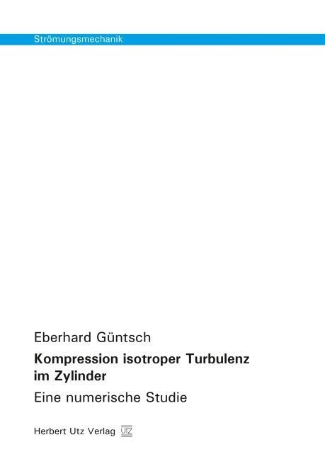Strömungsmechanik / Kompression Isotroper Turbulenz Im Zylinder - Eberhard Güntsch  Kartoniert (TB)
