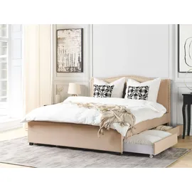 Beliani Montpellier 160 x 200 cm Beige