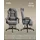 Songmics Gamer-Sessel Holz/Kunststoff Schwarz