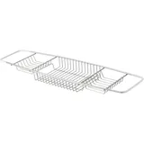 MSV Badewannenablage Edelstahl Silber