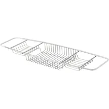 MSV Badewannenablage Edelstahl Silber