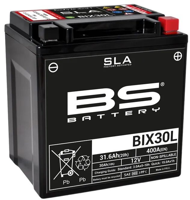 BS Battery Fabrieksmatige onderhoudsvrije SLA-batterij - BIX30L