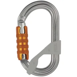 Petzl OK-Karabiner Schraubverschluss Grau