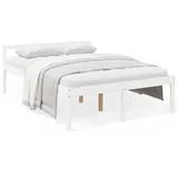vidaXL Seniorenbett 120 x 200 cm Weiß