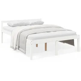 vidaXL Seniorenbett 120 x 200 cm Weiß