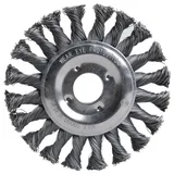 Fortis Rundbürste Stahldraht 125 x 0,5 mm gezopft