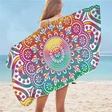Strandtuch 80x160 cm 3D Mehrfarbig, Microfaser Strandtuch Mandala Badetuch, Strandlaken Handtuch, Schnell Trocknen Strandhandtuch Herren Frauen Badetücher, Handtücher, Strandtücher