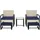 casa.pro Calvello Set 5-tlg. Beige/Schwarz