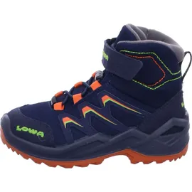 Lowa Maddox Warm GTX Mid Jr. navy/orange 34 - Dunkelblau