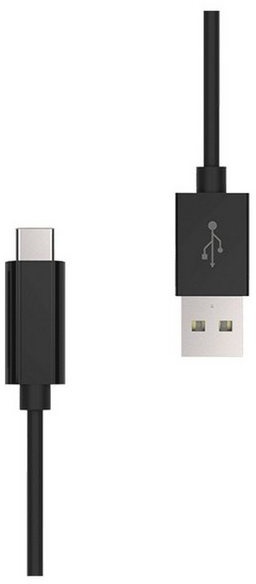 Artwizz USB-C auf USB-A male 2 Meter Kabel, Datenkabel, Ladekabel, Schwarz Smartphone-Kabel, USB Typ-C 2.0, USB-A (200 cm) schwarz