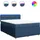 vidaXL Boxspringbett 140 x 200 cm Blau