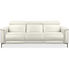 OTTO home 3-Sitzer OTTO HOME "LUND B: 222 cm - OTTO. Verlässliche Qualität. Mit Relaxfunktion", beige (creme), B:222cm H:97cm T:100cm, Echtleder 100% Echtleder;Kunstleder 100% Polyurethan, Sofas, in 2 Sitzen (links/rechts), manuell/elektrisch (USB-C), Kopfteilverst.