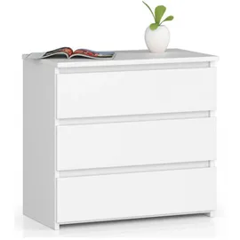Akord Nachtschrank 60 x 60 x 57 cm Weiß